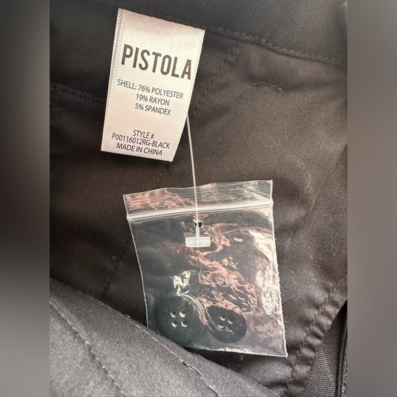 Pistola NWT Brynn Cargo Trouser Black Size 28 - Picture 7 of 8
